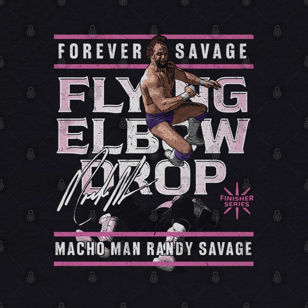 Macho Man Flying Elbow Drop by MunMun_Design